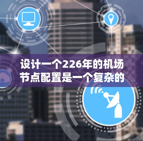 设计一个226年的机场节点配置是一个复杂的系统工程，需要综合考虑多个方面。以下是一个详细的步骤指南，帮助你规划和配置机场的节点系统