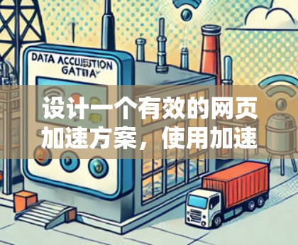 设计一个有效的网页加速方案，使用加速器功能，可以按照以下步骤进行