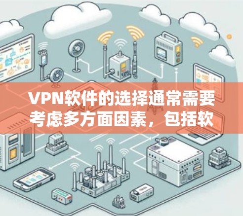 VPN软件的选择通常需要考虑多方面因素，包括软件的性能、安全性、用户界面、兼容性、网络支持以及隐私保护等。以下是根据这些因素整理的一些推荐VPN软件列表