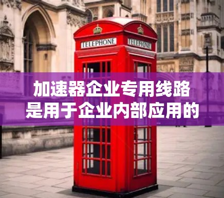 加速器企业专用线路是用于企业内部应用的加速设备，主要用于提升流体的速度和效率。以下是对该主题的详细分析和总结