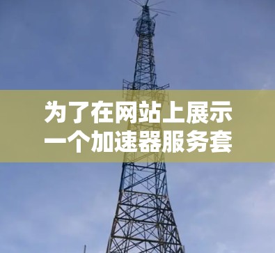 为了在网站上展示一个加速器服务套餐，可以按照以下步骤进行设计和推广