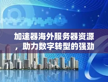 加速器海外服务器资源，助力数字转型的强劲引擎
