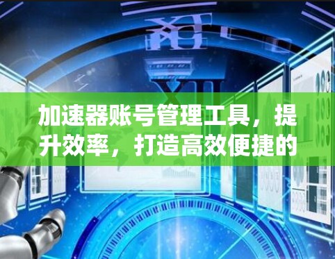 加速器账号管理工具，提升效率，打造高效便捷的账号审批系统