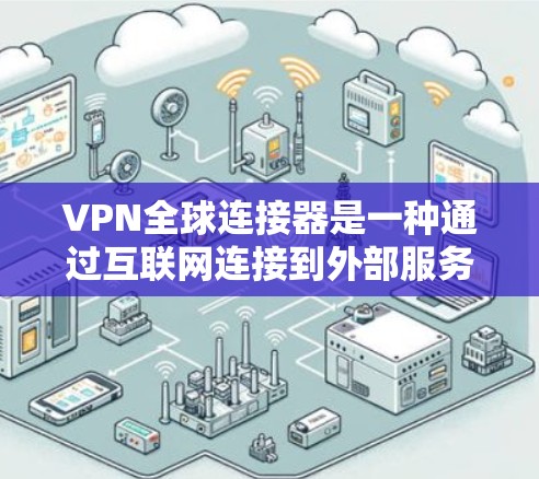 VPN全球连接器是一种通过互联网连接到外部服务器的技术，允许用户访问全球范围内的网络资源。以下是其主要工作原理的详细说明