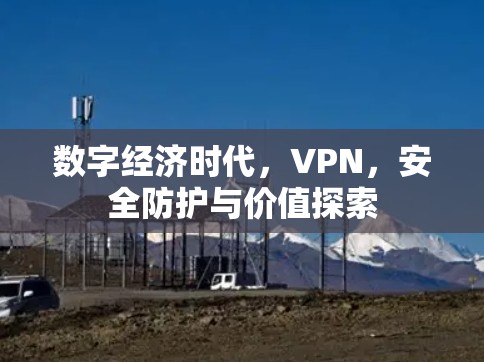 数字经济时代，VPN，安全防护与价值探索
