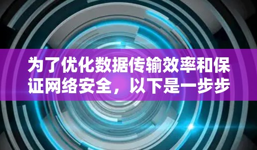 为了优化数据传输效率和保证网络安全，以下是一步步的解决方案