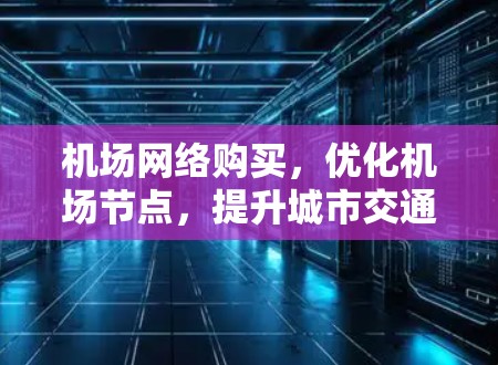 机场网络购买，优化机场节点，提升城市交通效率