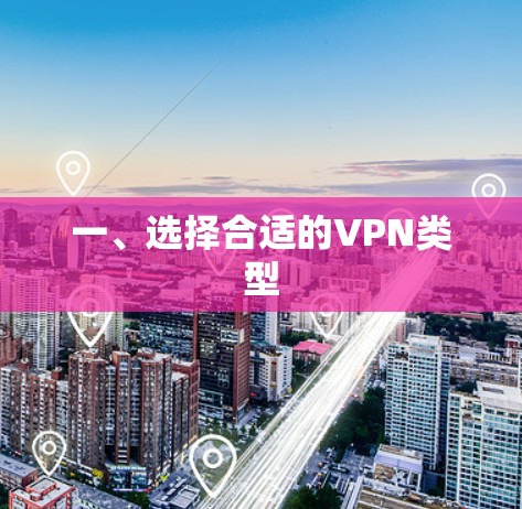 一、选择合适的VPN类型 一、选择合适的VPN类型