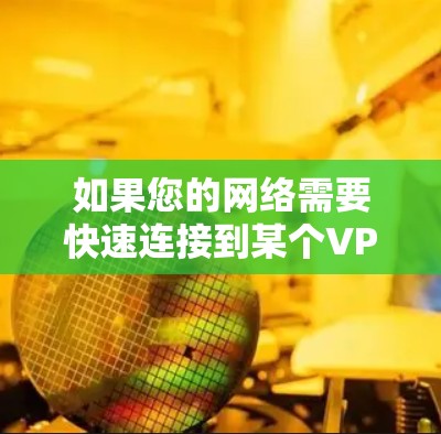 如果您的网络需要快速连接到某个VPN节点，可以按照以下步骤进行操作
