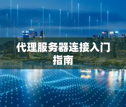 代理服务器连接入门指南 代理服务器连接入门指南