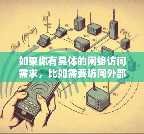 如果你有具体的网络访问需求，比如需要访问外部网站、获取实时数据、进行文件传输等，可以告诉我，我可以为你提供更详细的解决方案！