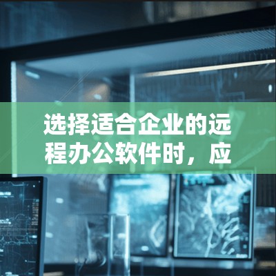 选择适合企业的远程办公软件时，应考虑企业的需求、使用的场景和功能需求。以下是对不同需求的详细分析和推荐