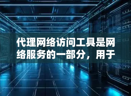 代理网络访问工具是网络服务的一部分，用于处理网络访问请求，提供访问权限，支持多种代理技术。以下是详细的总结