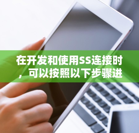 在开发和使用SS连接时，可以按照以下步骤进行