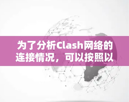 为了分析Clash网络的连接情况，可以按照以下步骤进行